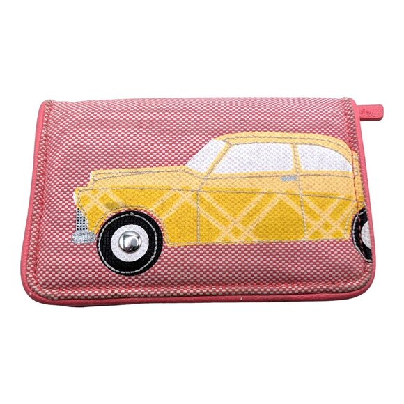 Vera Bradley Handbags - Vera Bradley RFID Beach Vintage Car Wallet Cuban Stamp Lining Bifold